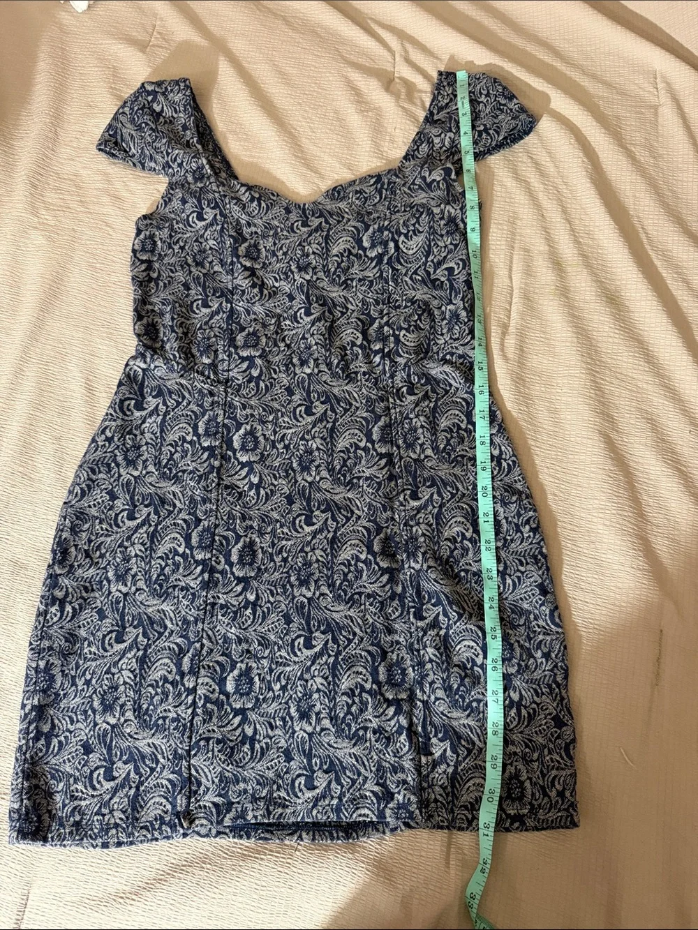 Free people intimately free Paisley Print, corset front, caged back Dress